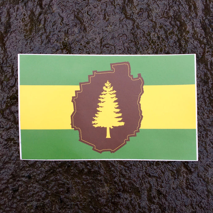 Adirondack Flag Sticker